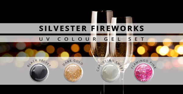 Nails & Beauty Factory Silvester Fireworks Color Gel Set 