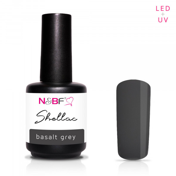 Nails & Beauty Factory Shellac Basalt Grey 12ml