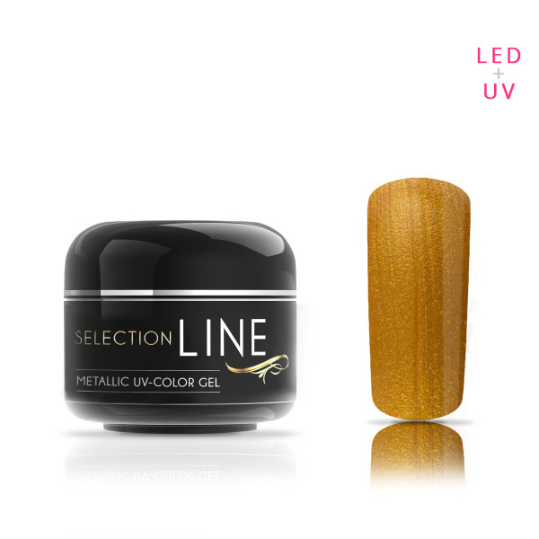 Nails Factory Selection Line Metallic Farbgel Gold 5ml