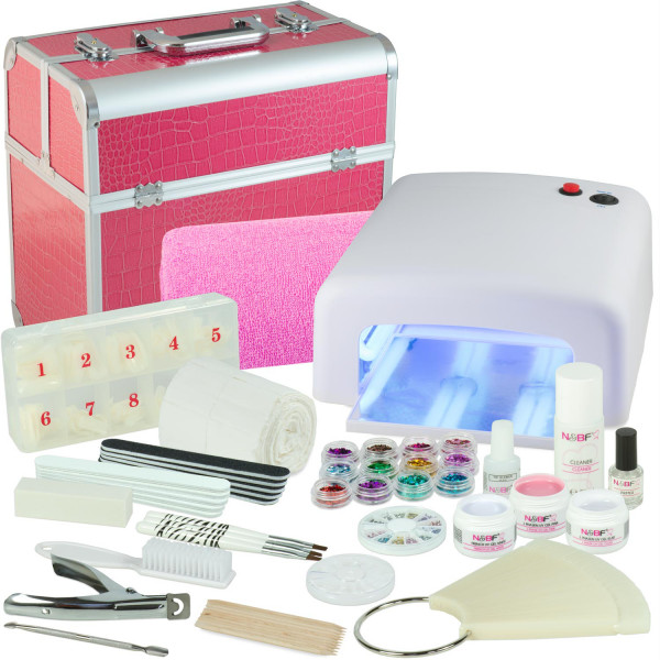 Nails & Beauty Factory Mobiles Nagelstudio Starter Set Pink Croco Design
