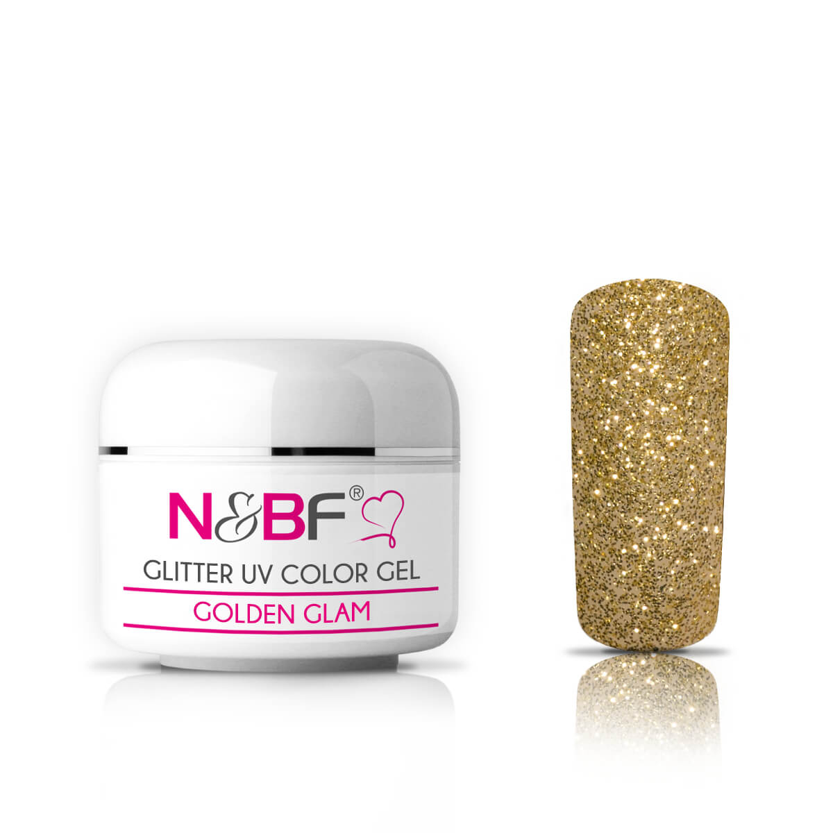 UV Glitzer Farbgel 5ml versch. Farben | Glitter Effekt Color Gel Sparkling Nails - Bild 23 von 51