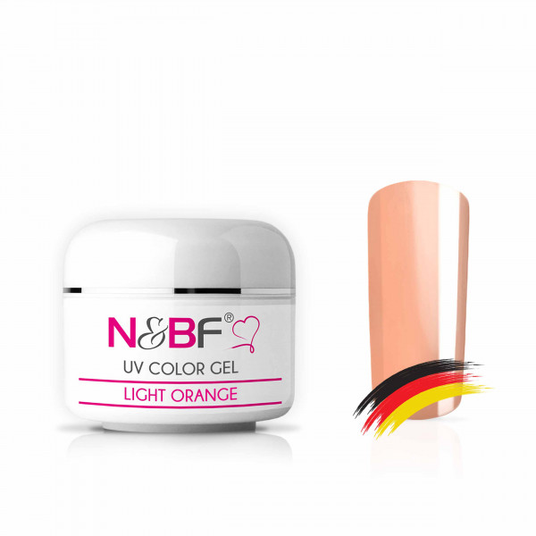 Nails & Beauty Factory UV Color Gel Light Orange Farbgel 5 ml