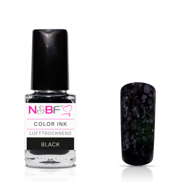 Nails & Beauty Factory Color Ink Black 12ml