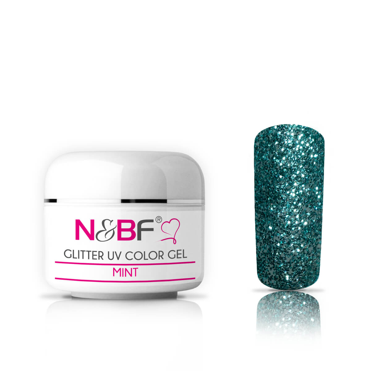 UV Glitzer Farbgel 5ml versch. Farben | Glitter Effekt Color Gel Sparkling Nails - Bild 29 von 51
